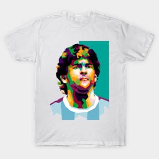 Argentina Football In Pop Art T-Shirt